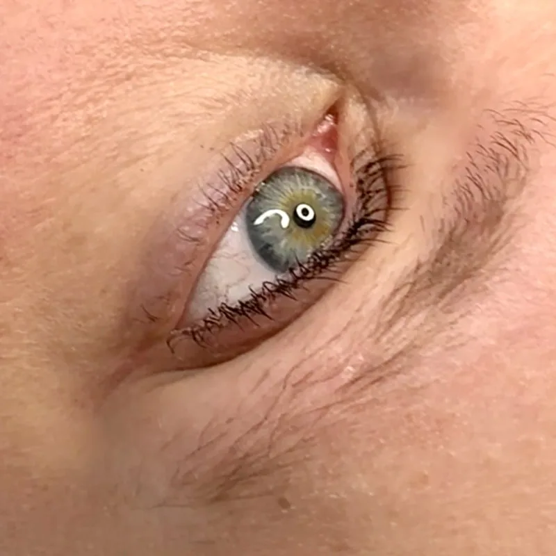 Wimpernrandbetonung